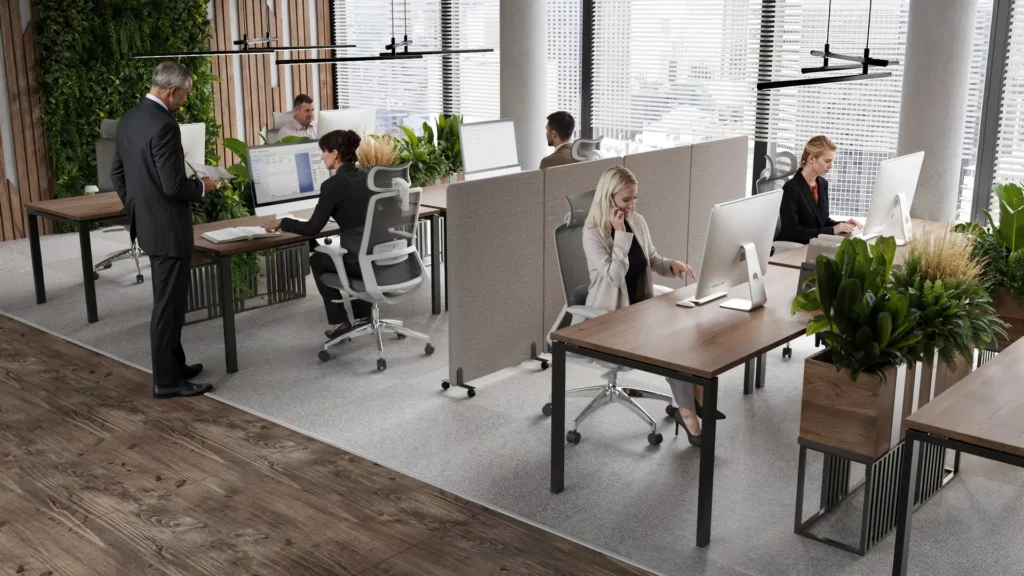 Massoni office furniture renders
